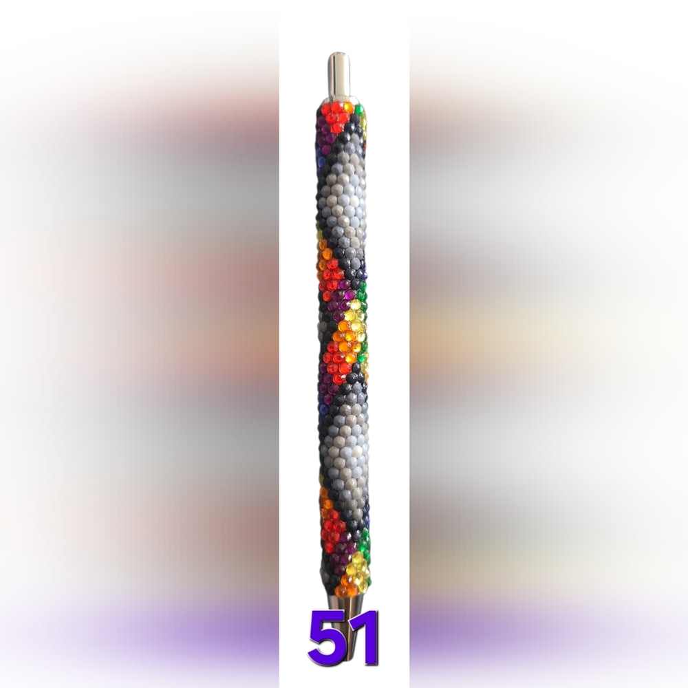Multicolor Rhinstone Pen - Picture 3 of 4